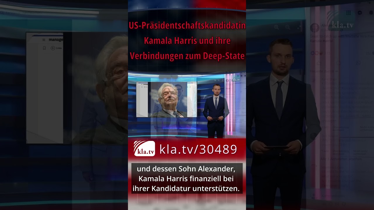 US-Präsidentschaftskandidatin Kamala Harris und ihre Verbindungen zum Deep-State