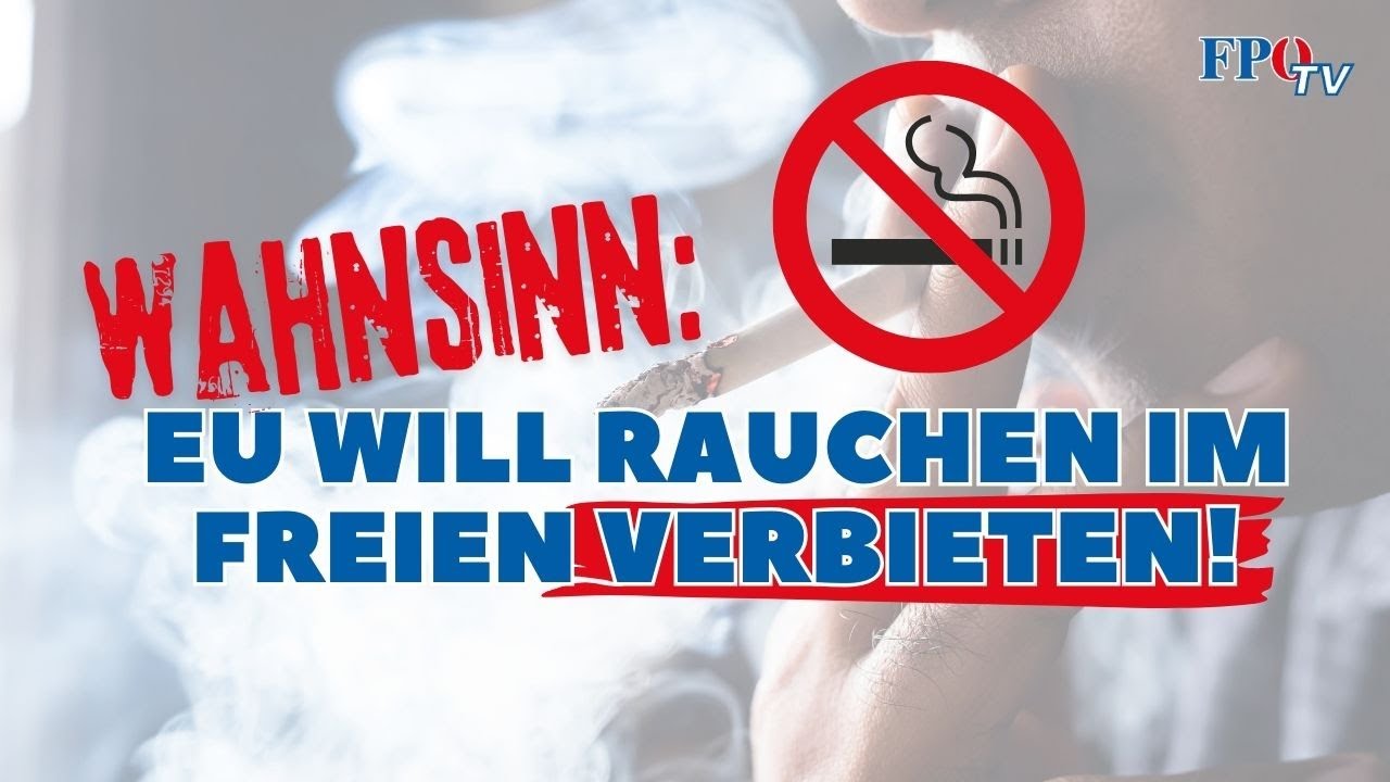 WAHNSINN: EU will RAUCHEN im Freien verbieten! 🚭