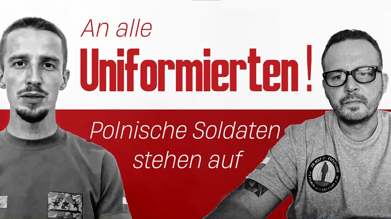 Zwei polnische Soldaten stehen auf – Appell an alle Uniformierten!