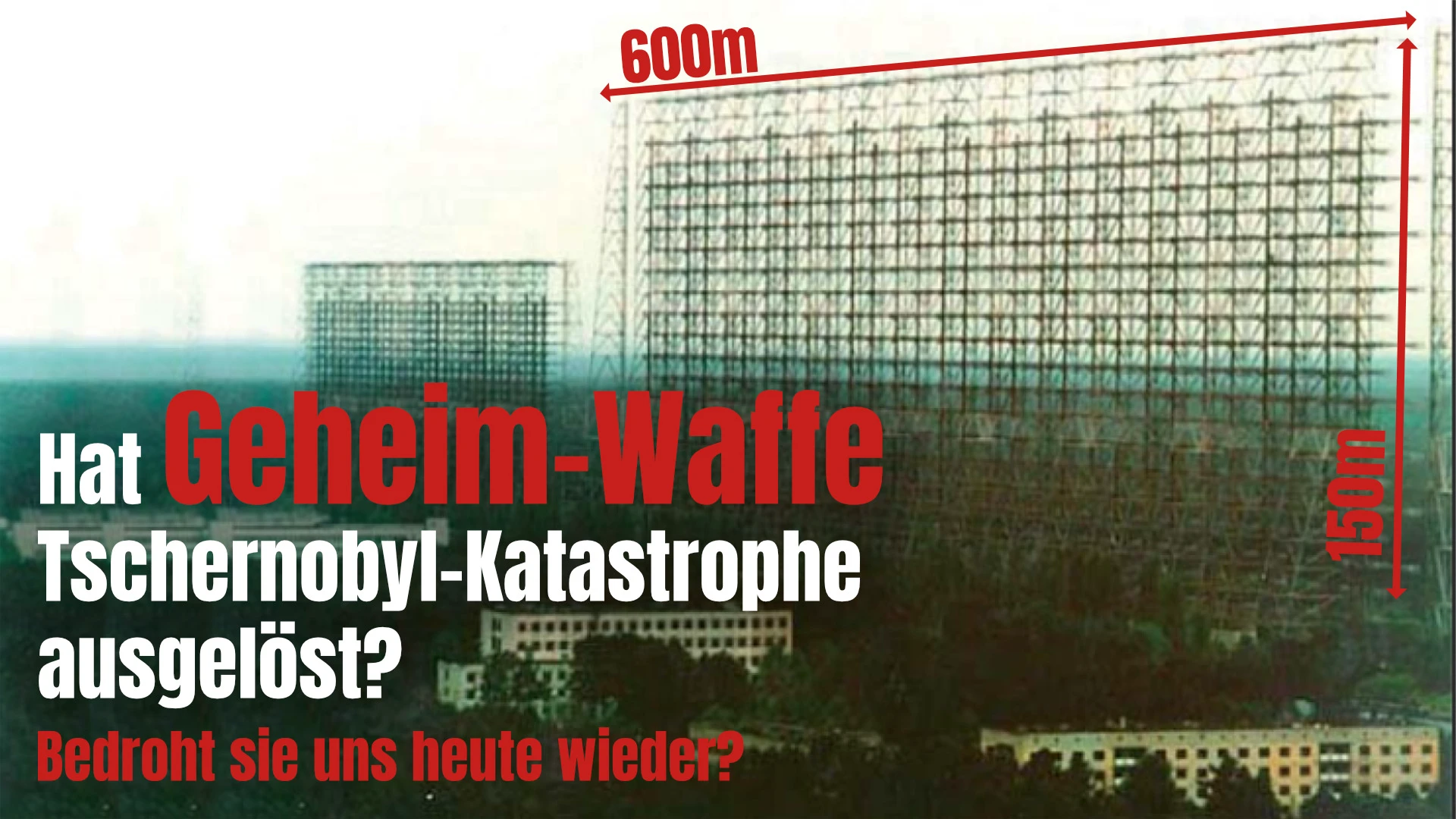 Hat Geheim-Waffe Tschernobyl-Katastrophe verursacht? ☢️ Bedroht sie uns heute wieder?