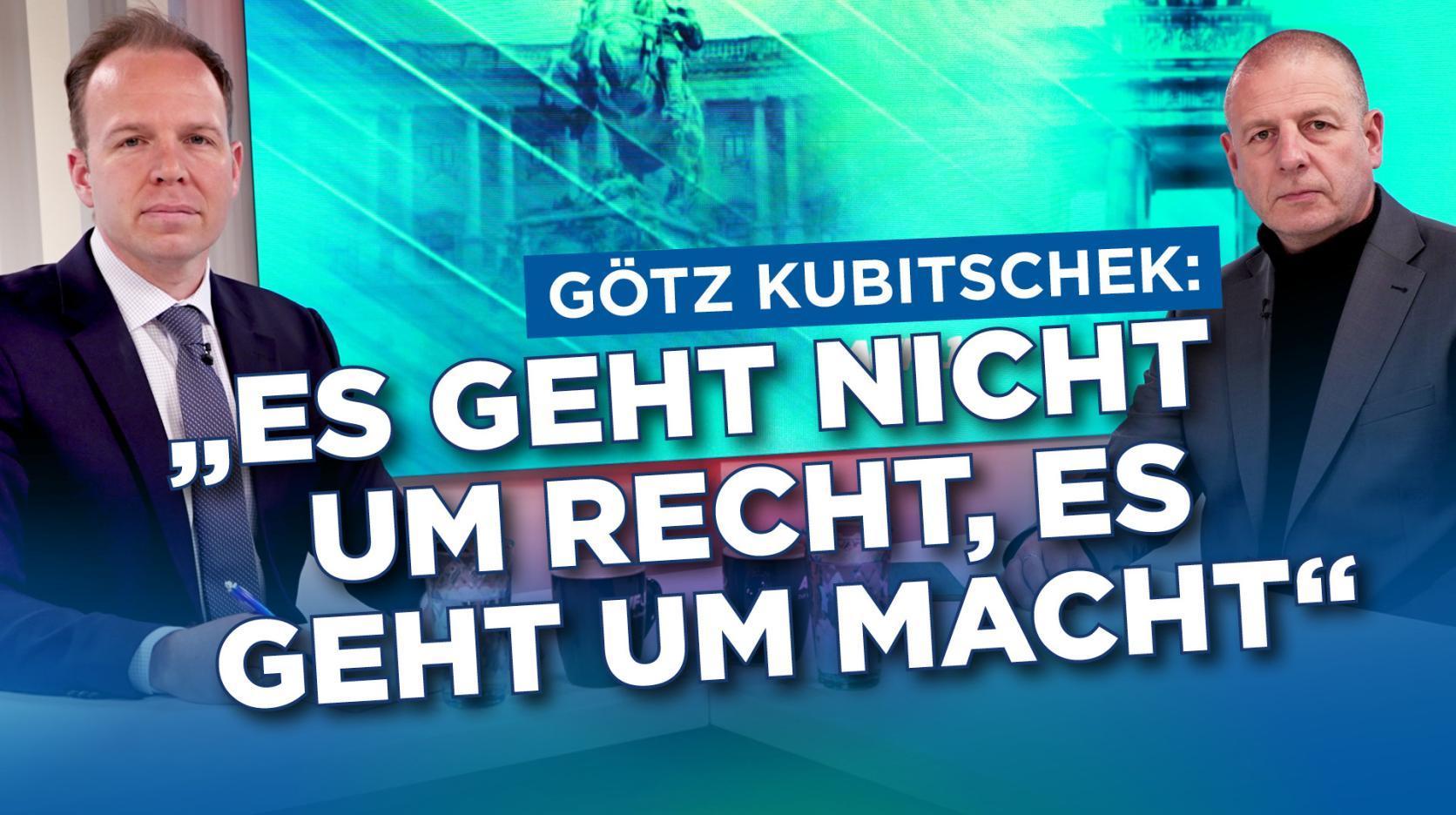 Götz Kubitschek: „Es geht nicht um Recht, es geht um Macht!“