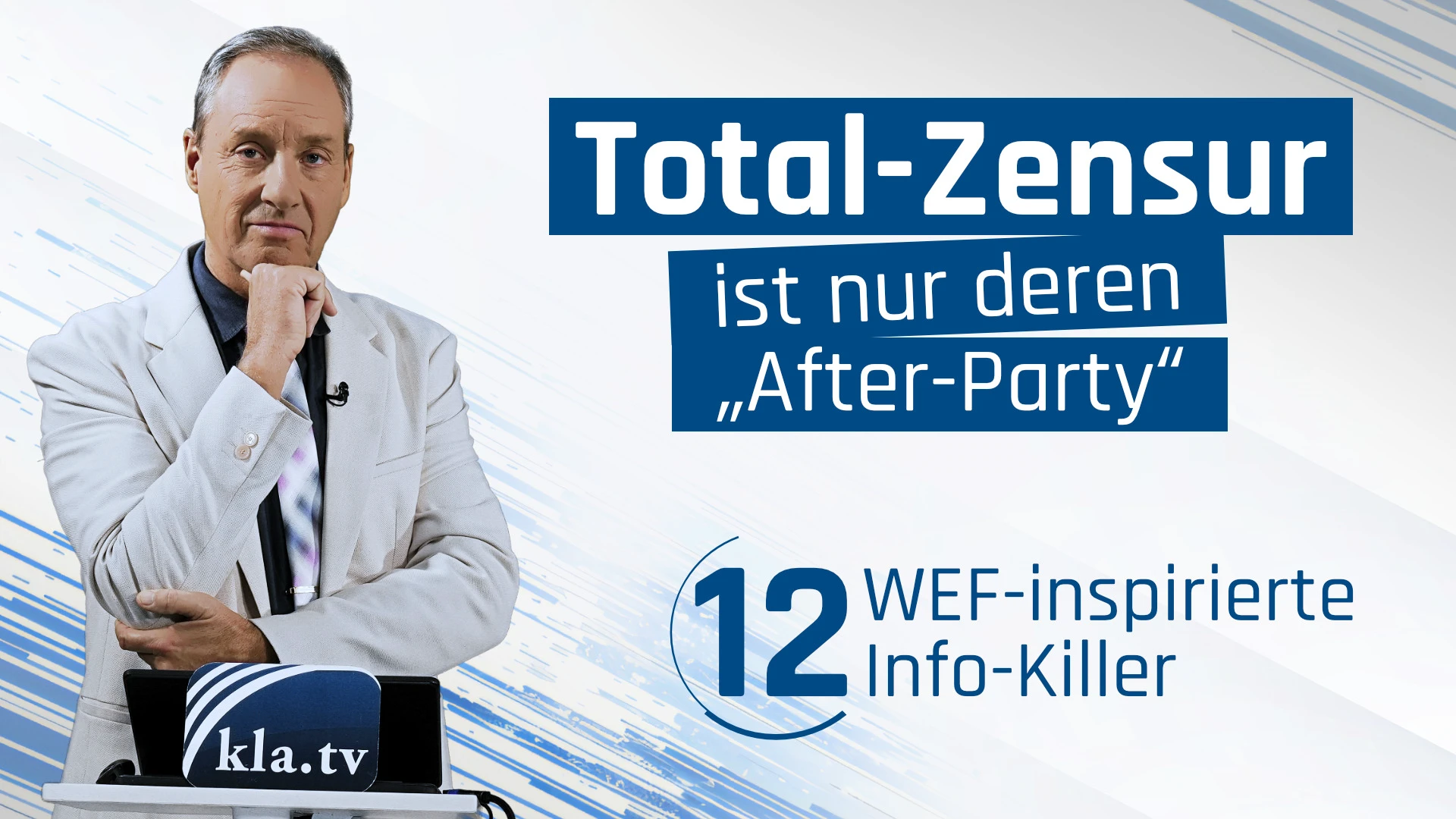 12 WEF-inspirierte Info-Killer – Total-Zensur ist nur deren „After-Party“