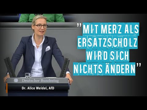 Da lacht selbst der Kanzler – Rede von Alice Weidel – 199. Sitzung des Bundestages 13.11.24