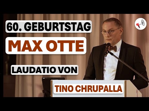 Bewegende Rede von Tino Chrupalla, Bundessprecher der AfD, zum 60. Geburtstag von Max Otte