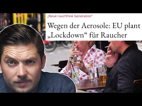 EU fordert Rauchverbot wegen AEROSOLEN! Bald Raucher-Lockdown?