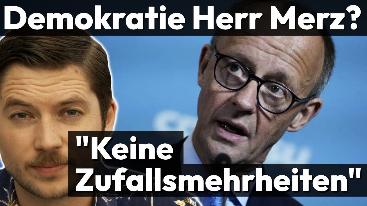 Ist das Demokratie Herr Merz? | Brandmauerwahn und dreiste Lügen