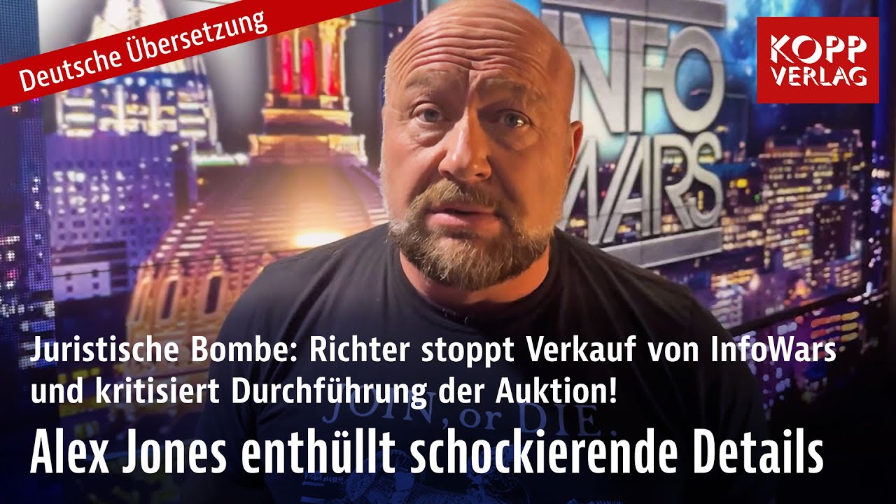 Juristische Bombe: Richter stoppt Verkauf von InfoWars (deutsche Übersetzung)