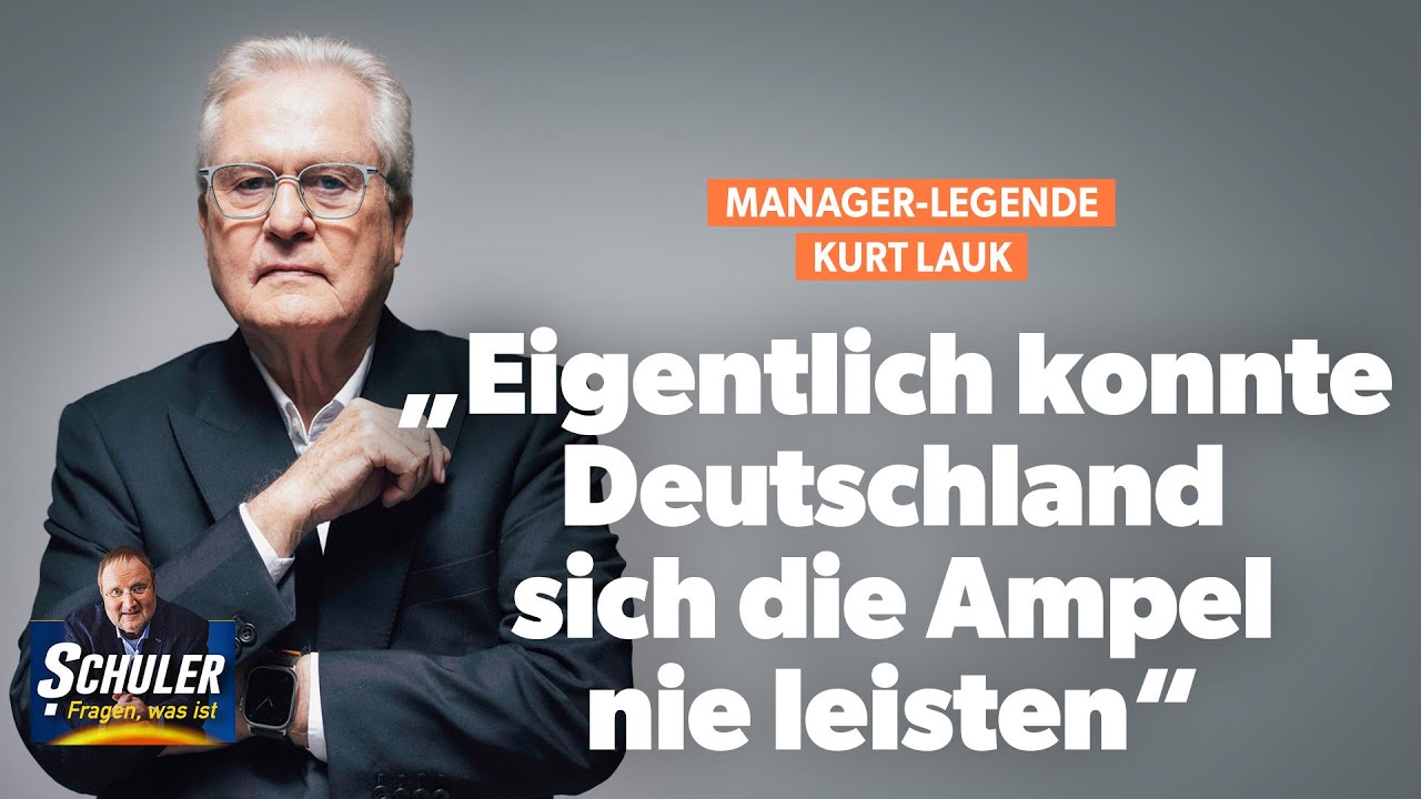 Manager-Legende Kurt Lauk: „Eigentlich konnte Deutschland sich die Ampel nie leisten“