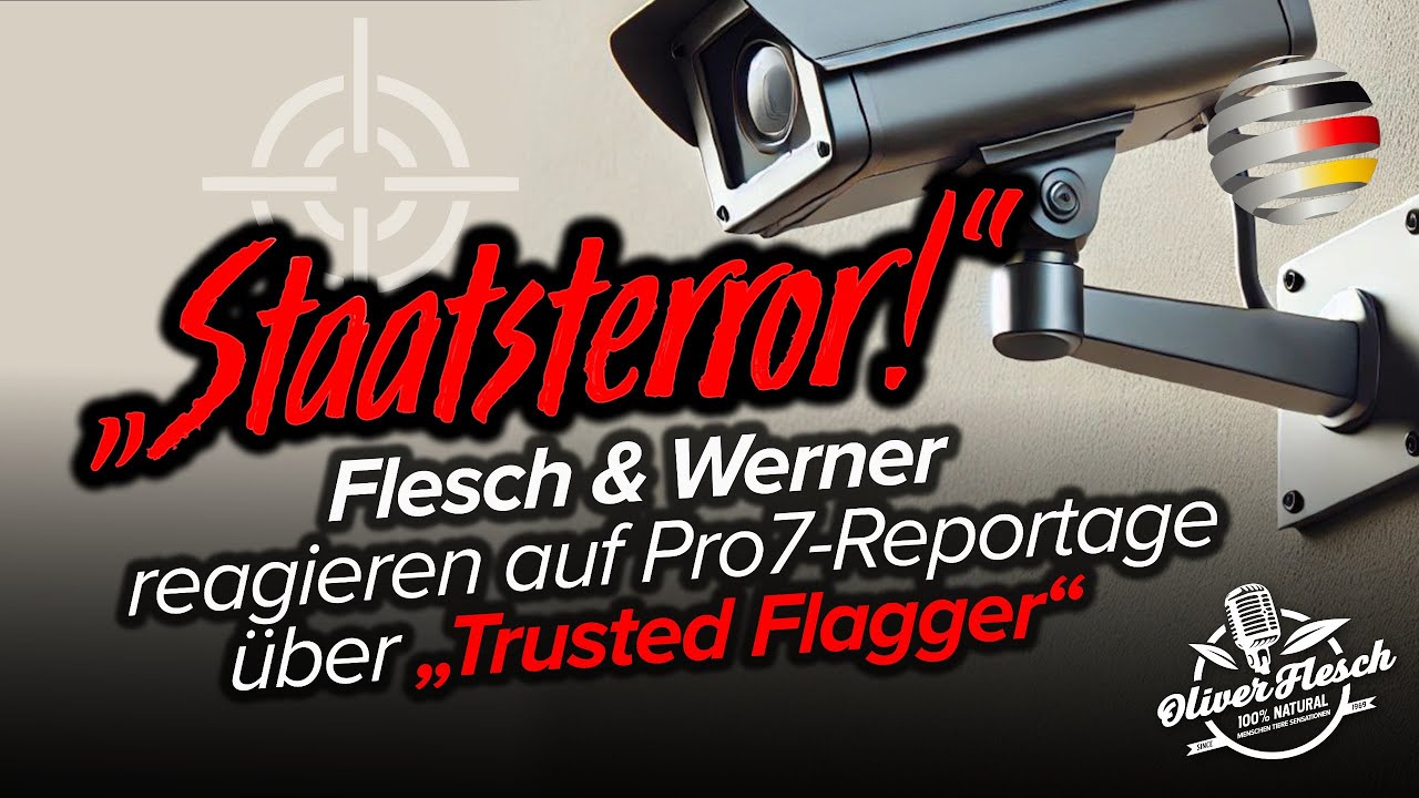 „Staatsterror!“ – Flesch & Werner reagieren auf Pro7-Reportage über „Trusted Flagger“