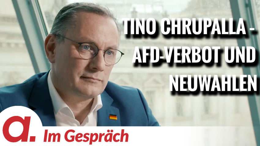 Im Gespräch: Tino Chrupalla (Neuwahlen, AfD-Verbot & Ukraine-Krieg)