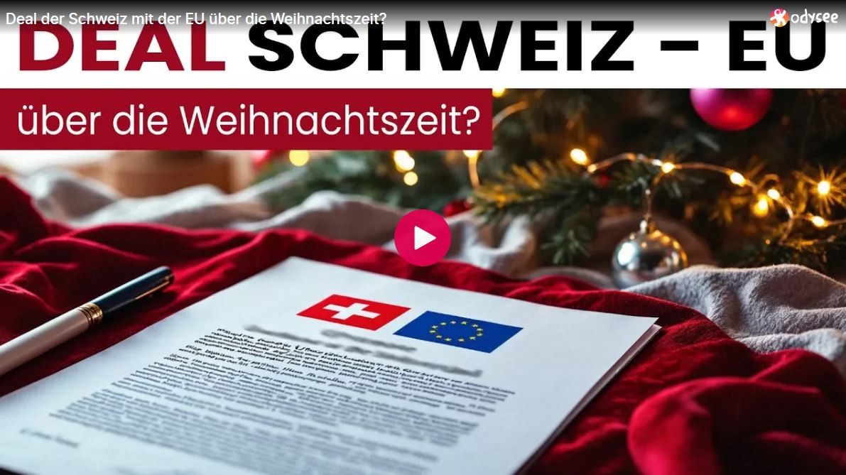 Deal der Schweiz mit der EU über die Weihnachtszeit?