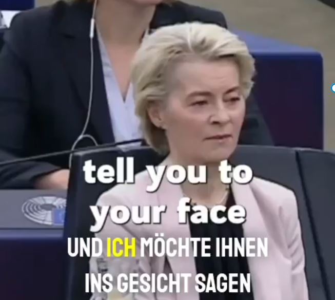 Selten hat man die EU-Chefin von der Leyen so fassungslos gesehen …