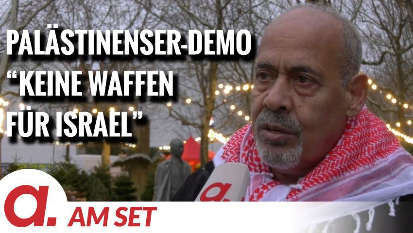 Am Set: Palästinenser-Demo in Berlin – Ein Stimmungsbild