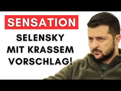 Paukenschlag: Selenskyj offiziell bereit Gebiete abzutreten! Details sind brisant!