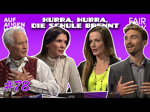 HURRA, HURRA, DIE SCHULE BRENNT mit Sandra Seelig, Dr. Katja Senkel, Ricardo Leppe u. Bertrand Stern