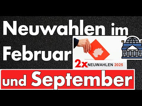 Neuwahl im Februar & September? So schnell geht es von der Neuwahl zur Neuwahl.