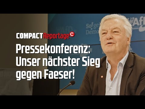 Pressekonferenz: Nächster Sieg gegen Faeser!