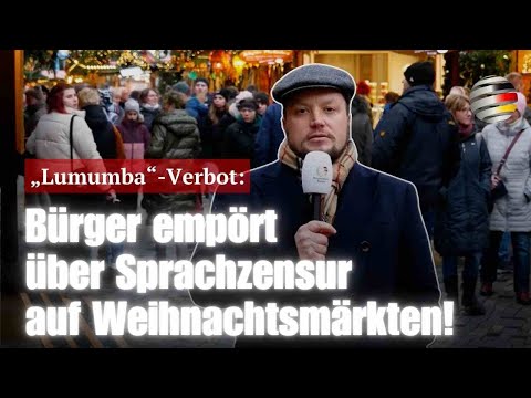 „Lumumba“-Verbot: Bürger empört über Sprachzensur auf Weihnachtsmärkten!