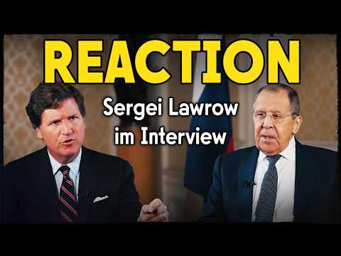 Russland Außenminister Lawrow Interview mit Tucker Carlson: Ukraine-Krieg, Trump, Atomkrieg