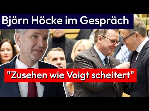 Björn Höcke nach der Einheits-Wahl in Thüringen | „Werden zusehen wie Voigt scheitert“