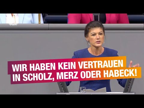 Wir haben KEIN VERTRAUEN in Scholz, Merz oder Habeck