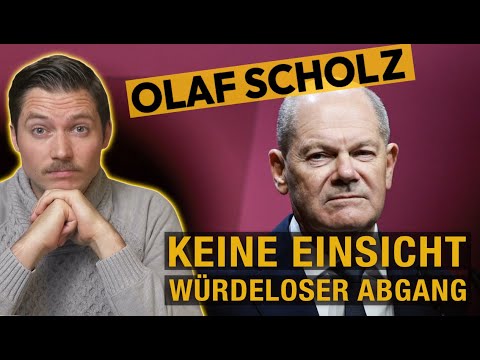 Scholz würdeloser Abgang! Kanzler VERLIERT Vertrauensfrage