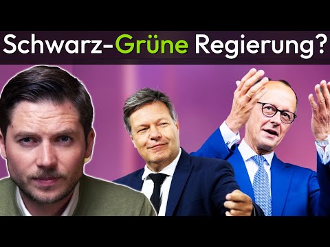 Wer CDU wählt, der bekommt DIE GRÜNEN! Merz macht Habeck Kpmlimente!