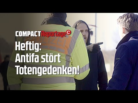 Heftig: Antifa stört Totengedenken!