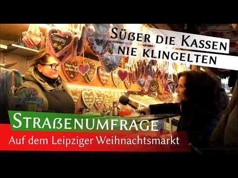 Geht’s noch? – Straßenumfrage mit Katrin Huß auf dem Leipziger Weihnachtsmarkt