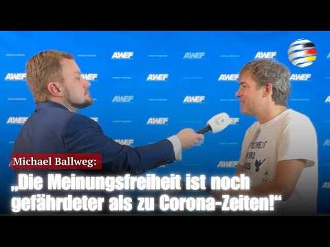 Michael Ballweg:  „Die Meinungsfreiheit ist noch gefährdeter als zu Corona-Zeiten!“