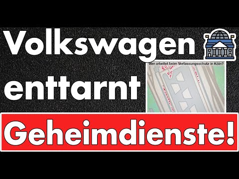 Volkswagen-Skandal: Geheimdienste enttarnt! Bewegungsdaten mit Nutzernamen Monate im Netz!