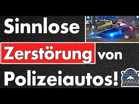 Nürnberg Polizei schrottet Auto selbst! In Aachen wird es einfach abgefackelt. Steuergelder im Feuer