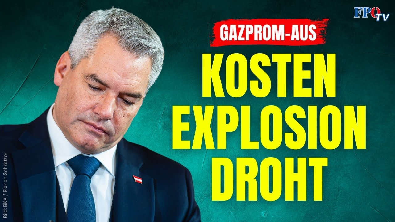 Paukenschlag: Gazprom-Vertrag gekündigt! Nehammer ist das egal!