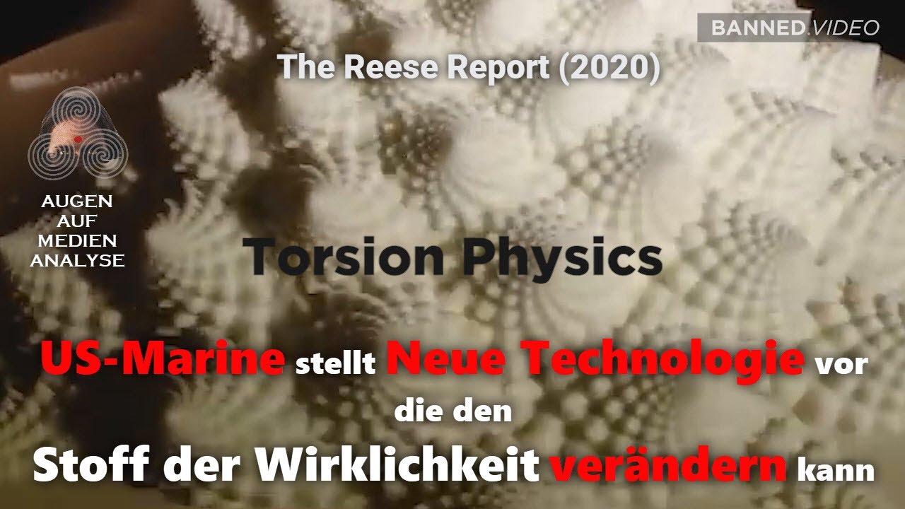 US-Marine stellt Neue Technologie vor die den Stoff der Wirklichkeit verändern kann (Reese Report)