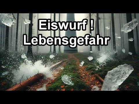 Windrad-Eiswurf – Lebensgefahr