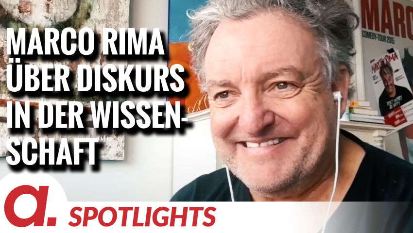 Spotlight: Marco Rima über die Notwendigkeit von Debattenkultur, Diskurs und Auseinandersetzung