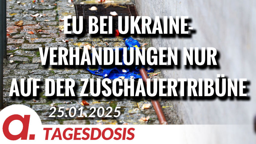 Die EU sitzt bei Verhandlungen zur Ukraine bestenfalls auf der Zuschauertribüne | Von Thomas Röper