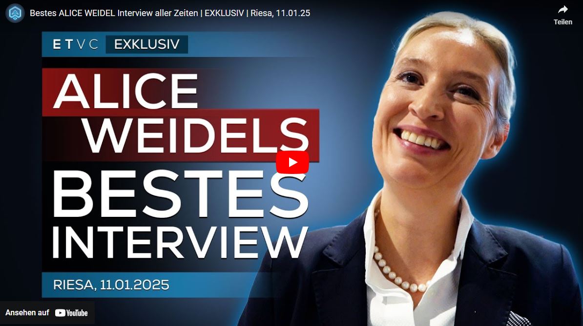 Bestes ALICE WEIDEL Interview aller Zeiten | EXKLUSIV | Riesa, 11.01.25