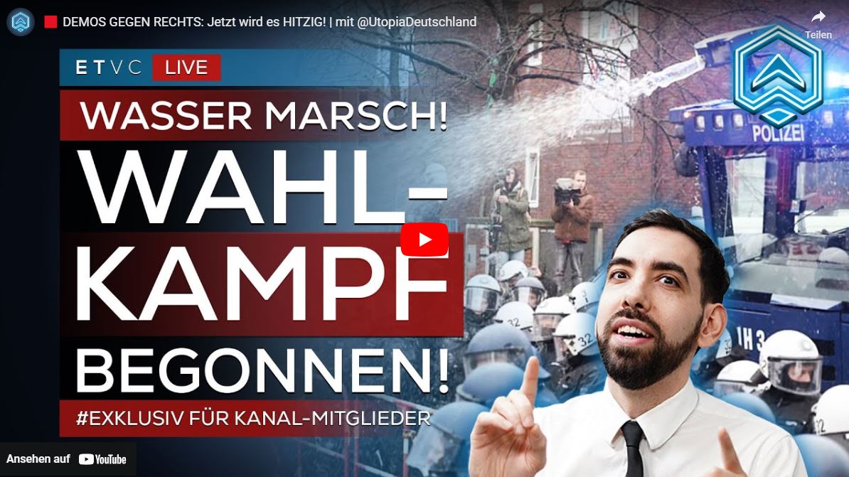 DEMOS GEGEN RECHTS: Jetzt wird es HITZIG! | mit ‪@UtopiaDeutschland‬