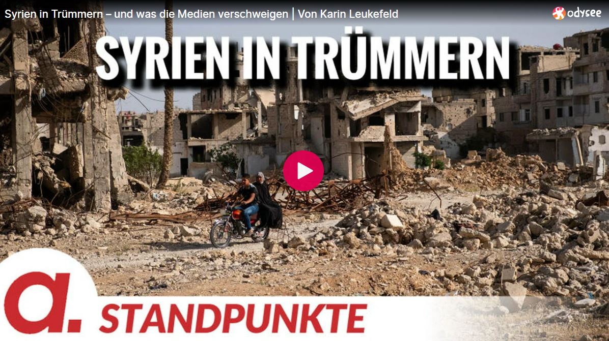 Syrien in Trümmern – und was die Medien verschweigen | Von Karin Leukefeld