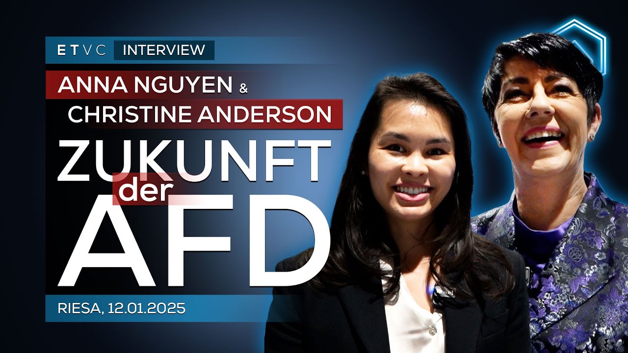 Anna NGUYEN & Christine ANDERSON: Die ZUKUNFT der AfD! | #Deutsche Untertitel | Riesa, 12.01.25