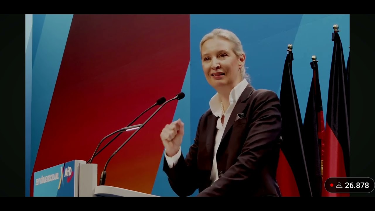 Antrittsrede Kanzlerkandidatin der Herzen AfD Dr. Alice Weidel