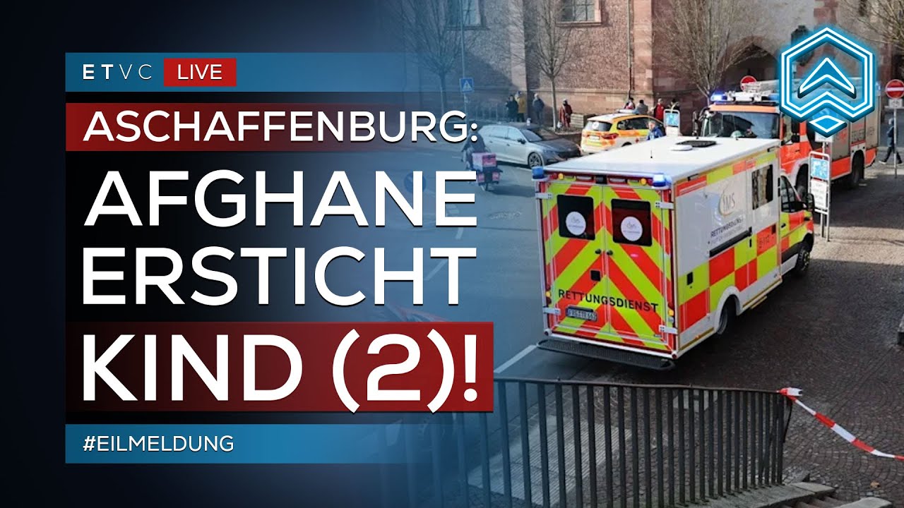 AFGHANE ersticht KIND (2) und Mann (41) in PARK | #ASCHAFFENBURG