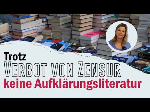 Warum es Bücher trotz Verbot von Zensur (!) nicht in den Buchhandel schaffen sollen