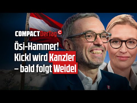 Ösi-Hammer: Kickl wird Kanzler – bald folgt Weidel