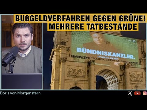 Ermittlung gegen GRÜNE! Mehrere Tatbestände nach „Bündniskanzler“ auf Siegestor | Größenwahn?