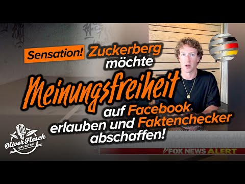 LIVE: Zuckerberg möchte Meinungsfreiheit erlauben und Faktenchecker abschaffen! | Flesch & Matissek