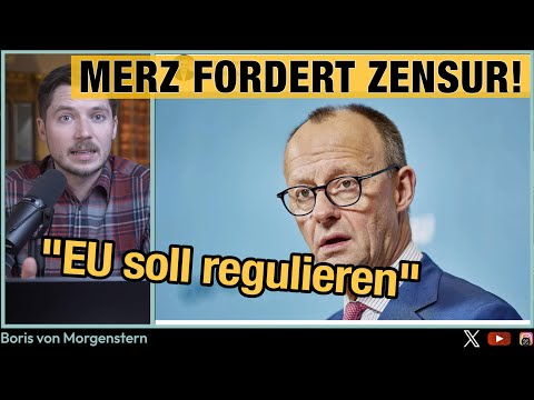 Merz will Facebook zensieren! „Die EU muss regulieren!“ | Ein konservativer Heuchler