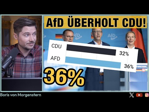 AfD überholt CDU und liegt bei 36 PROZENT!