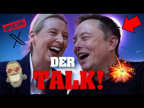 BEST OF Musk-Weidel-TALK! „Entweder total bescheuert…“ 💥⚡️Merkel, Hitler, Gott und Mars!